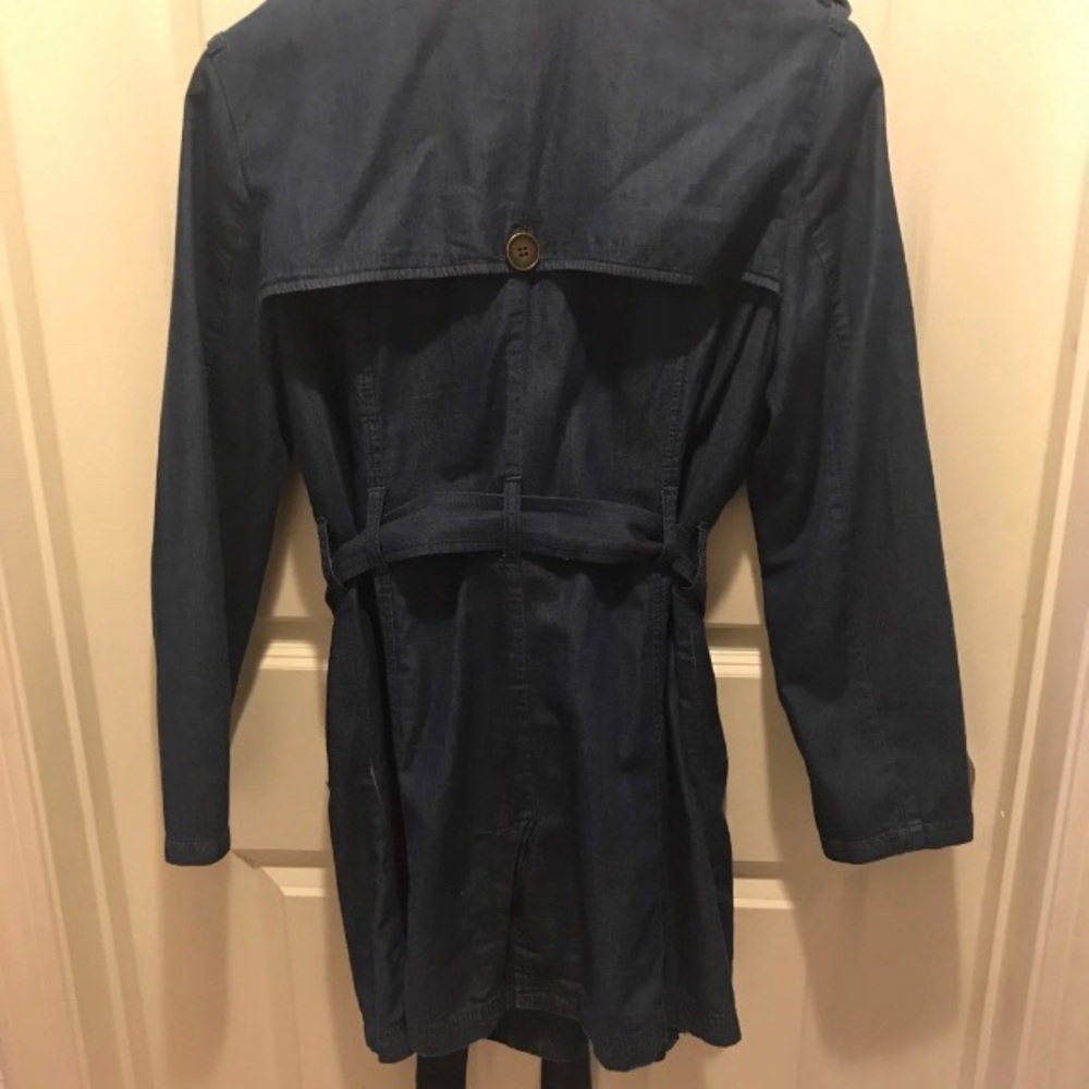 New York & Co Long Denim Jacket